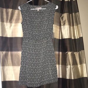 Forever 21 Black and cream patterned dress